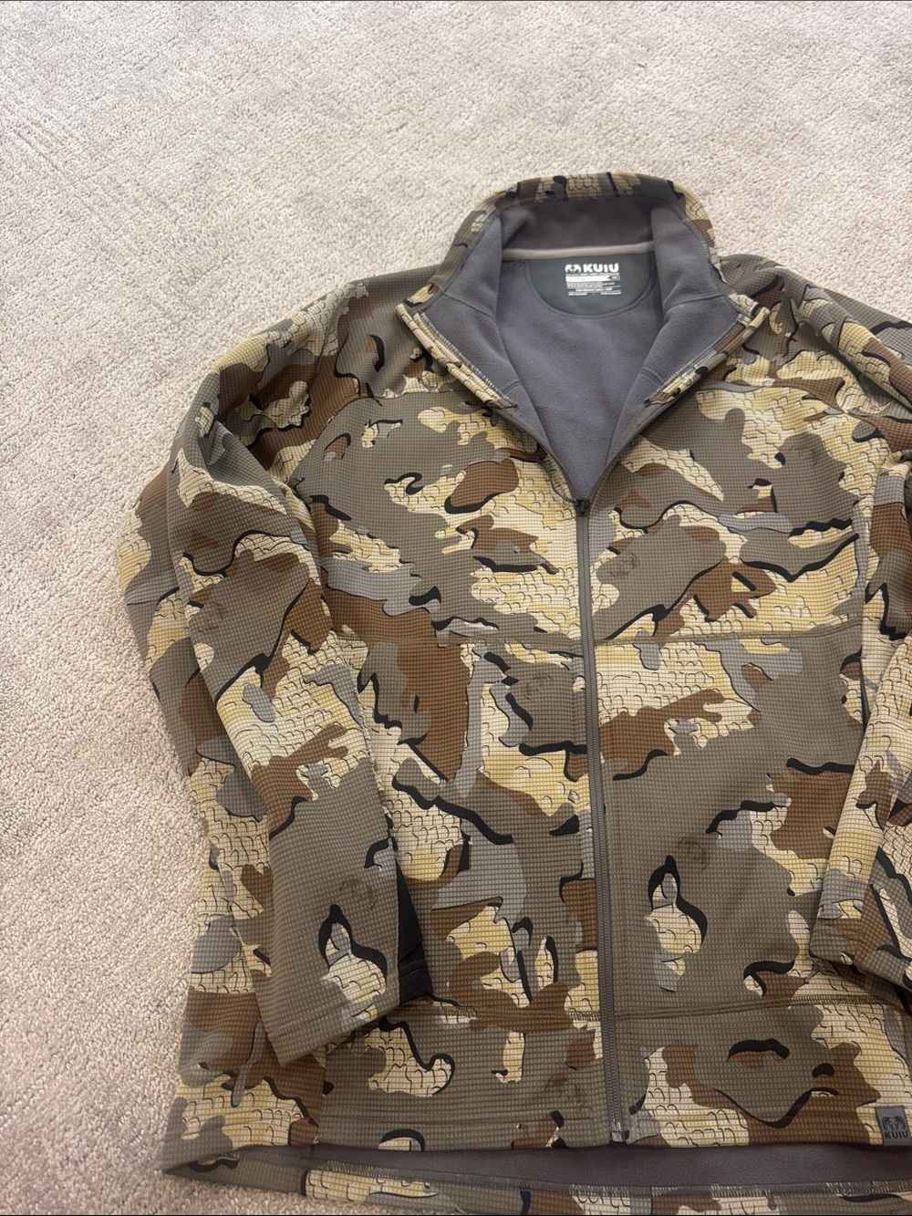 KUIU Men's Peloton 240 Full-Zip Hunting Camo Jacket - XXL - Picture 4 of 7